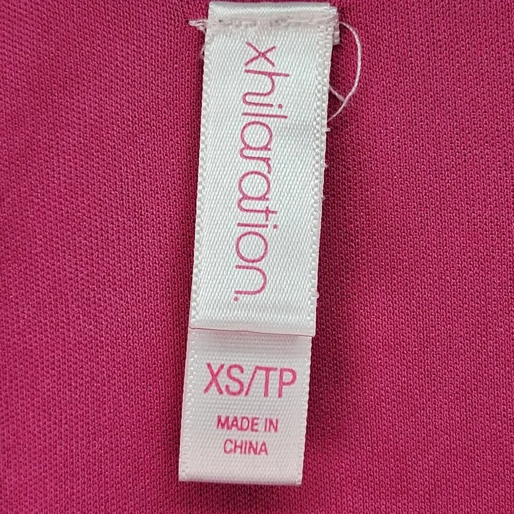 Xhilaration Bodycon Dress Juniors XS Pink Bandage Stretch Tight Mini Sexy Summer - Picture 10 of 13